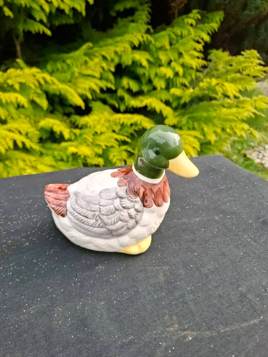 Duck ceramic ornament