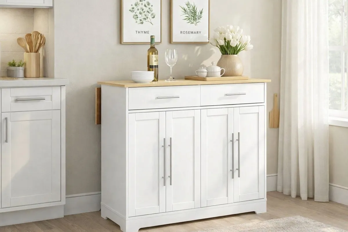 Kitchen Island on Wheels - Image 1