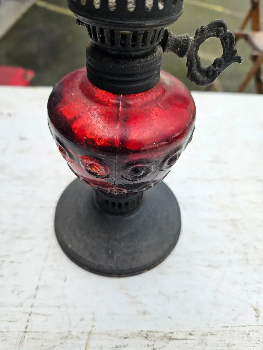 Vintage Oil Lamp Small - Image 2