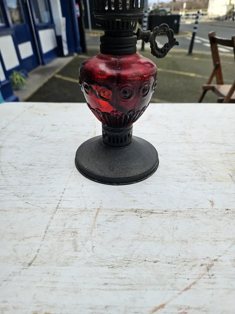Vintage Oil Lamp Small - Image 3