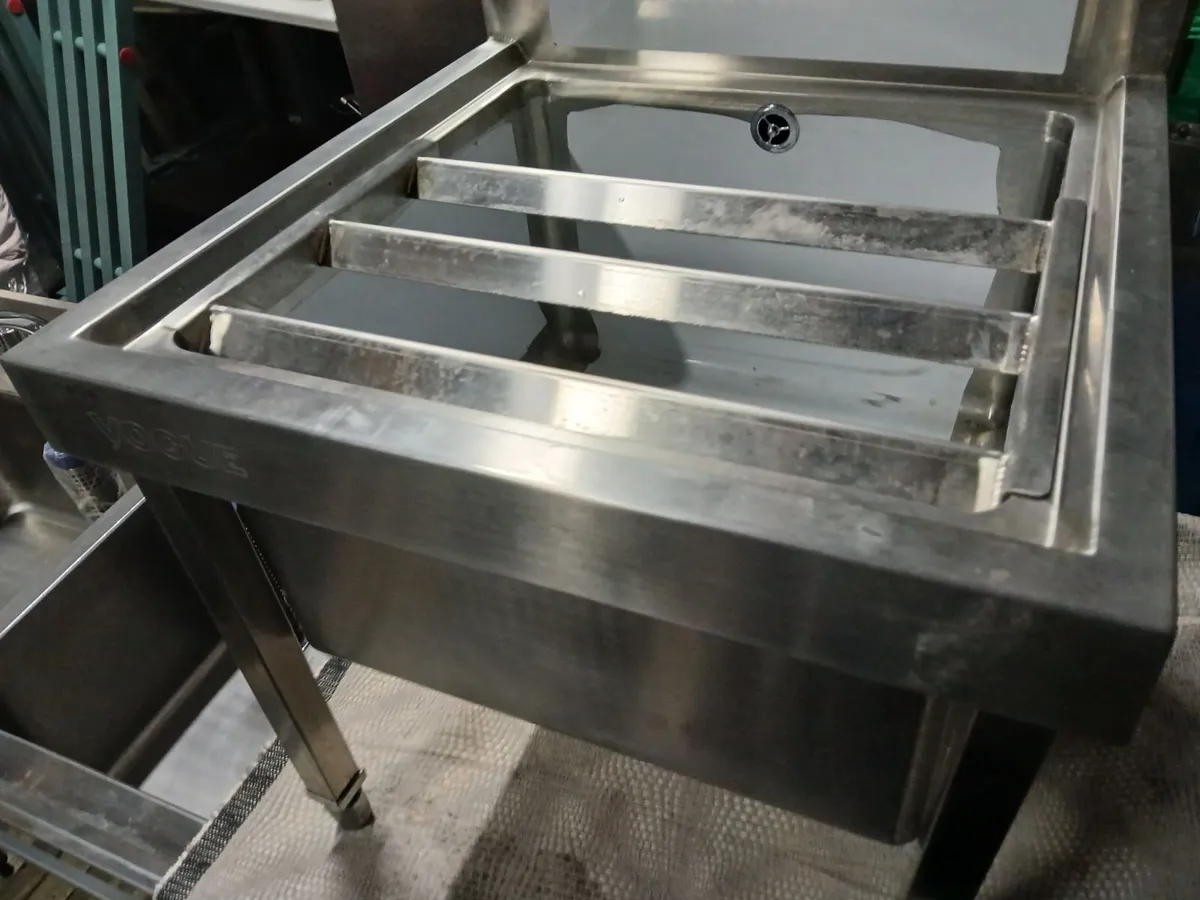 Stainless steel vogue mop sink unit delivered - Image 3