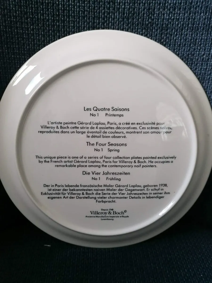 Villeroy & Boch Spring Collectable Decorate Plate - Image 2