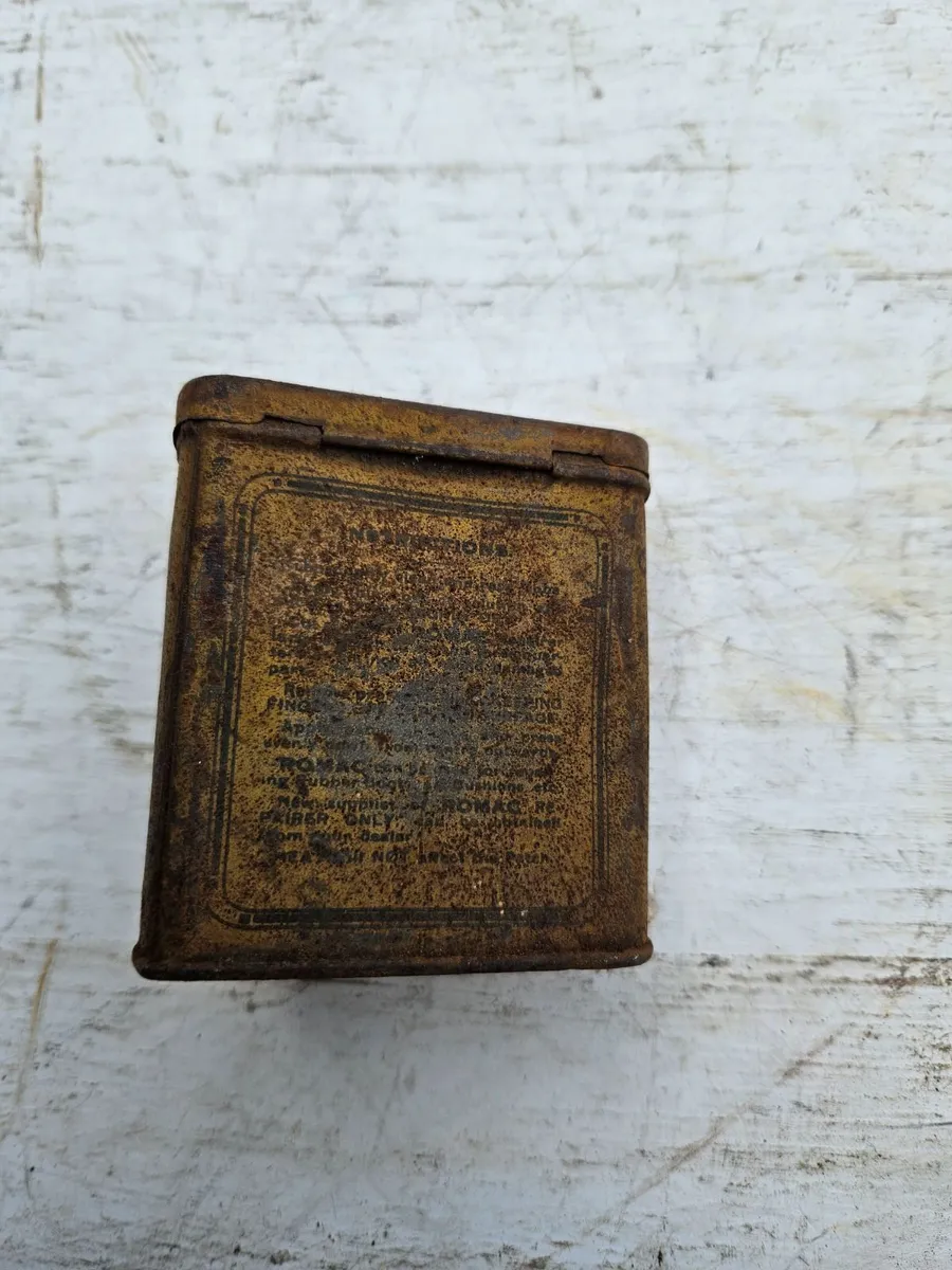 Vintage Retro Romac Motor Accessories Tin - Image 3