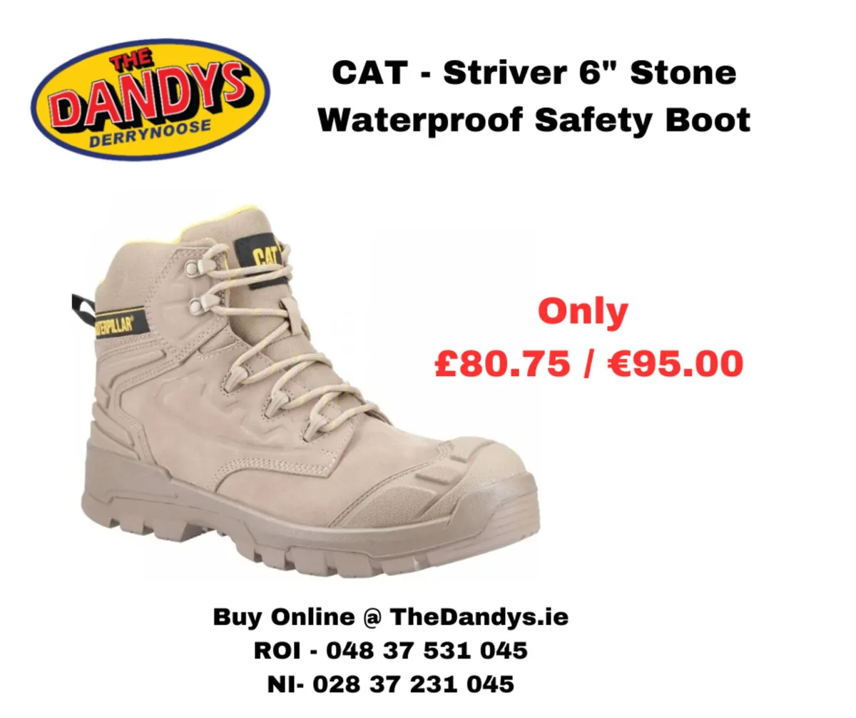 ***Lowest Cost CATERPILLAR Boots in Ireland*** - Image 1