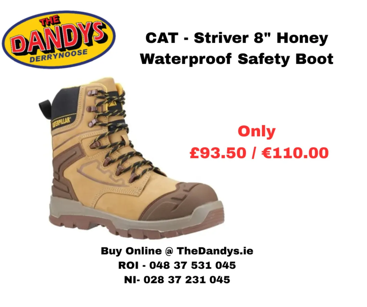 ***Lowest Cost CATERPILLAR Boots in Ireland*** - Image 4