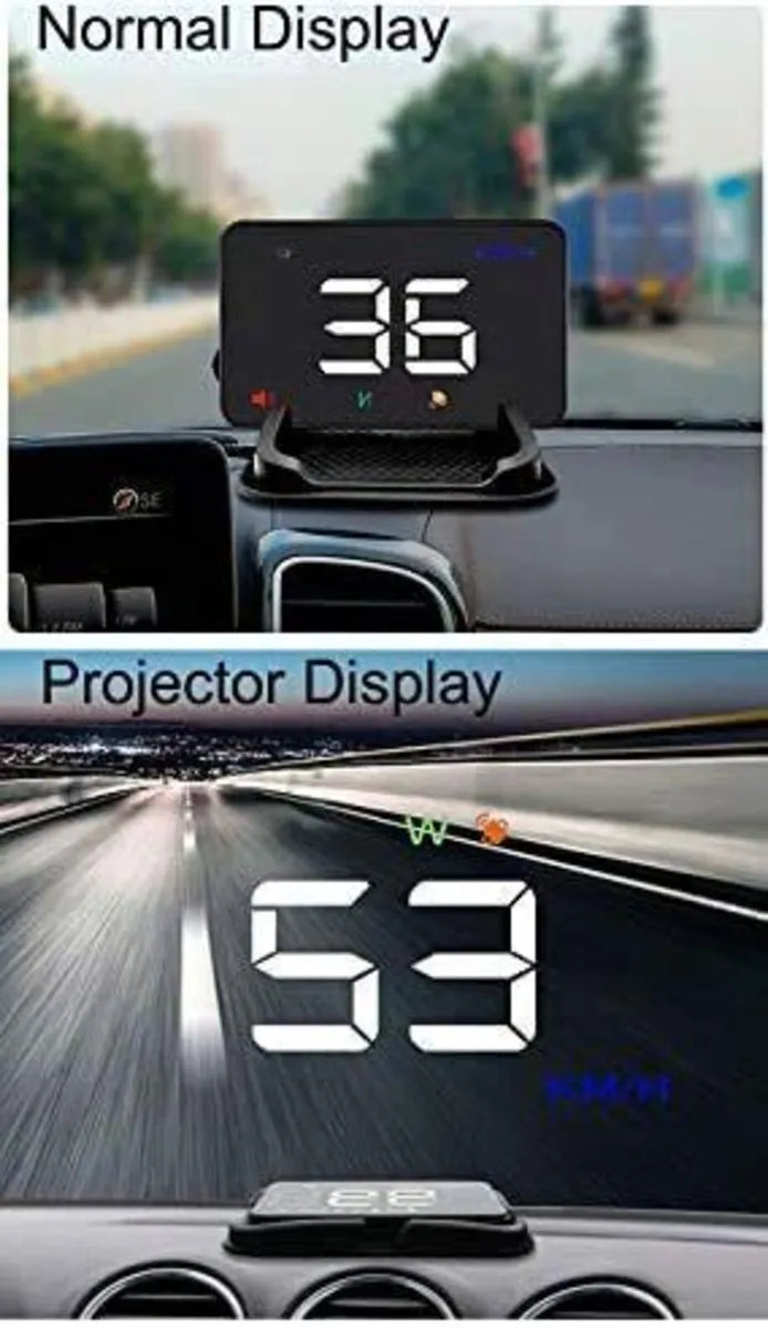 GPS Speed Display HUD for Safe Driving Car - Image 4