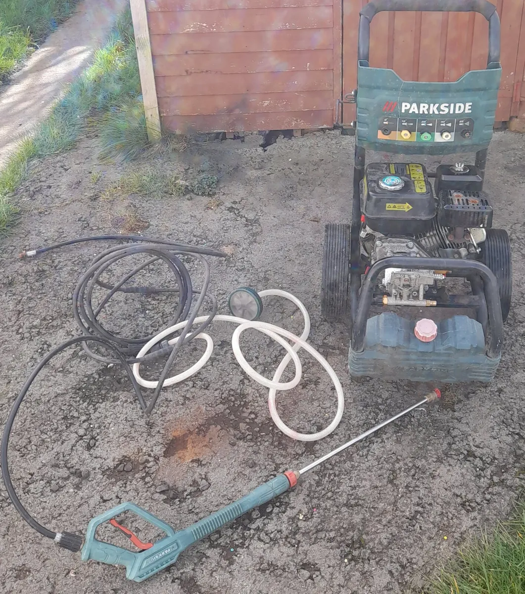 Parkside petrol pressure washer for sale - Image 1