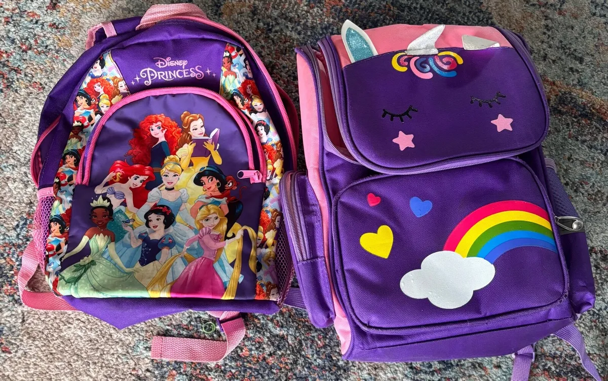 Pre-school bags (Princess and unicorn)