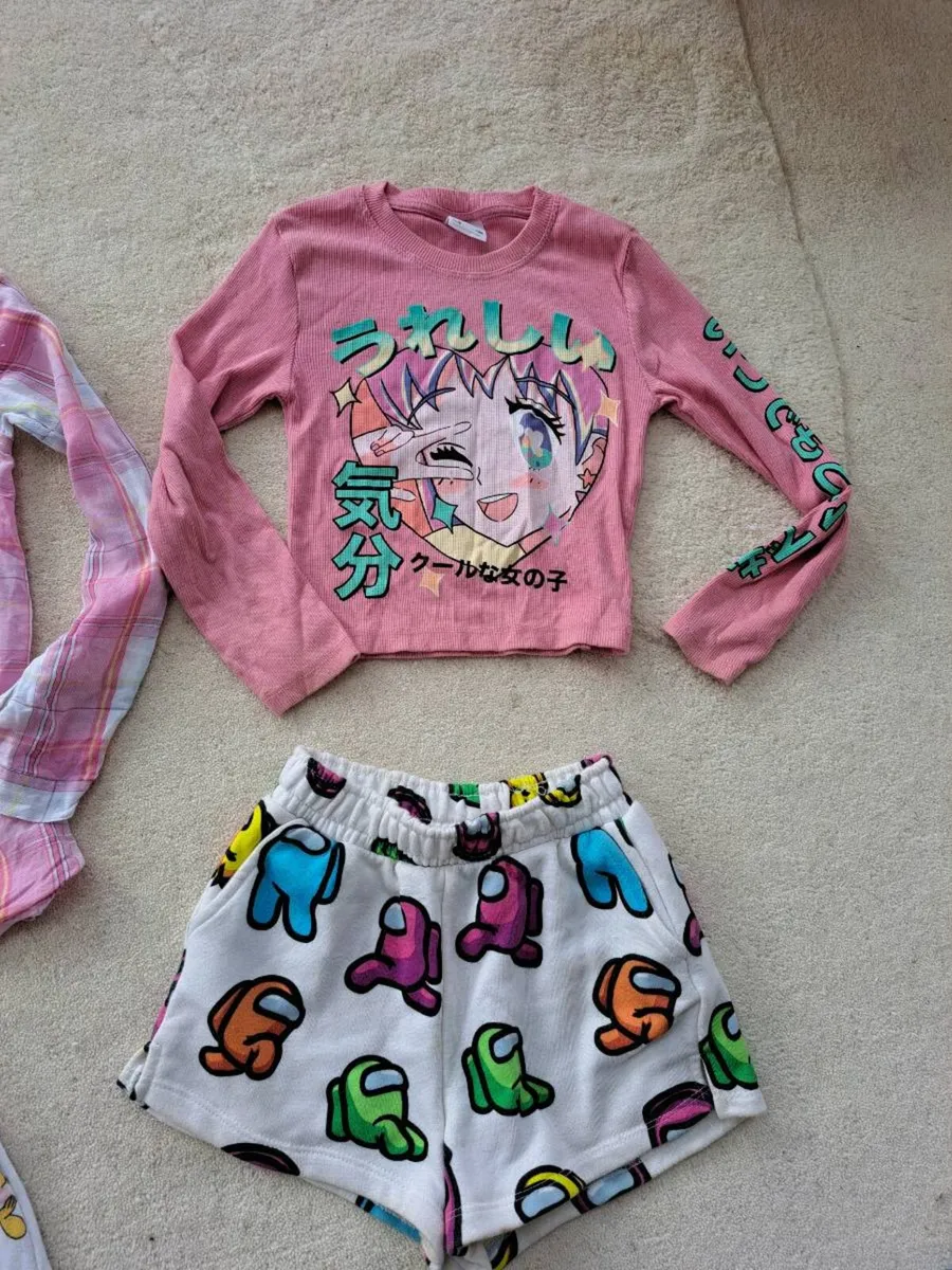 Girls Zara 7-8 shorts Top Bundle - Image 3