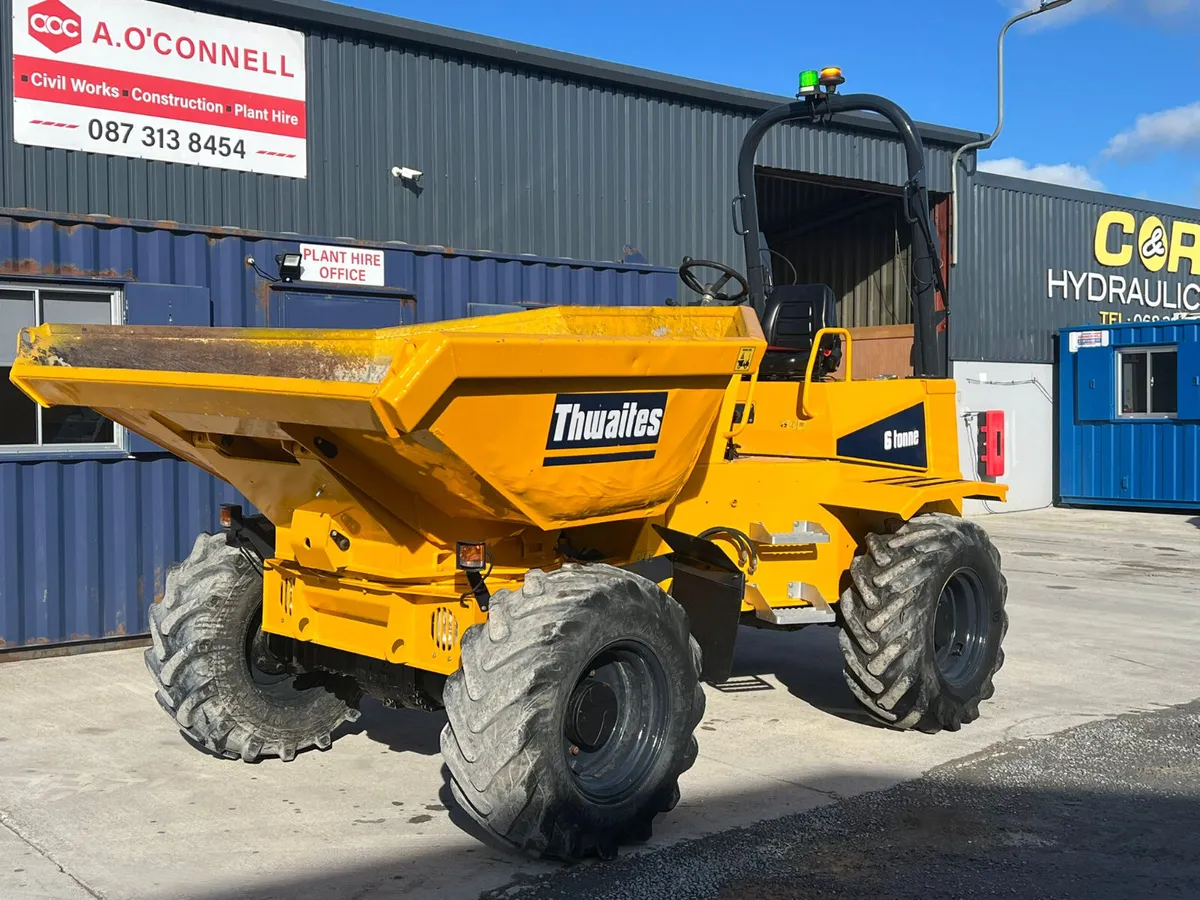 2017 Thwaites 6 ton dumpers Ref1088 - Image 1