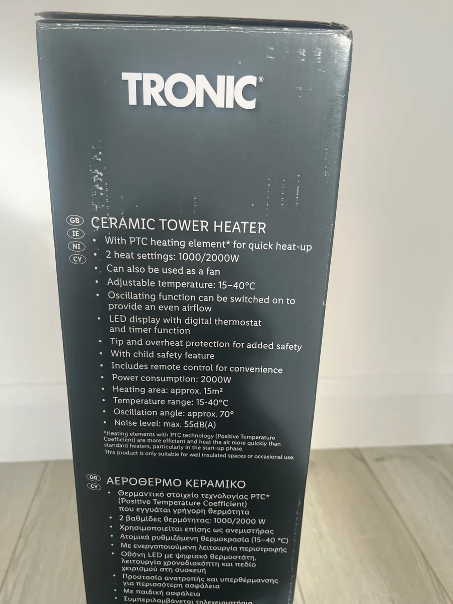 Tower Electric Heater - Image 2