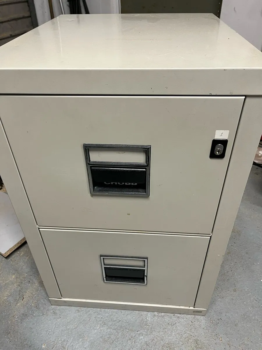 Fireproof 2 drawer cabinet - Image 1