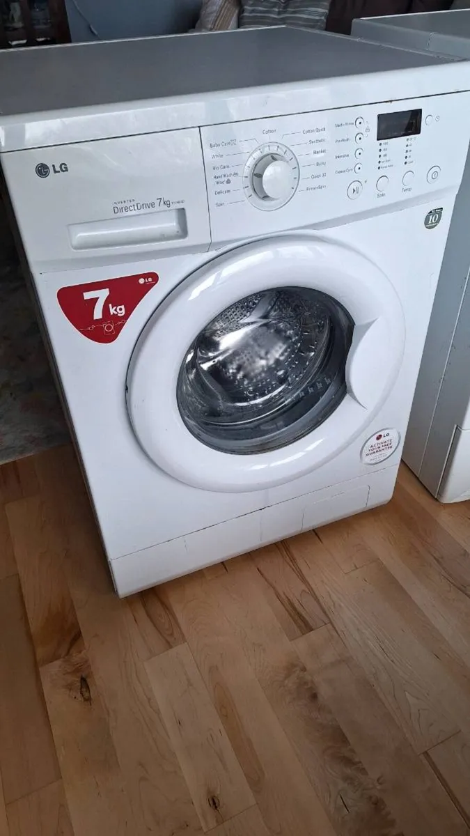 LG washing machine and Zanussi dryer - Image 2