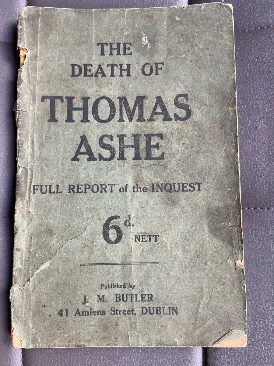 Rare 1917 The Death Of Thomas Ash Inquest - Image 1