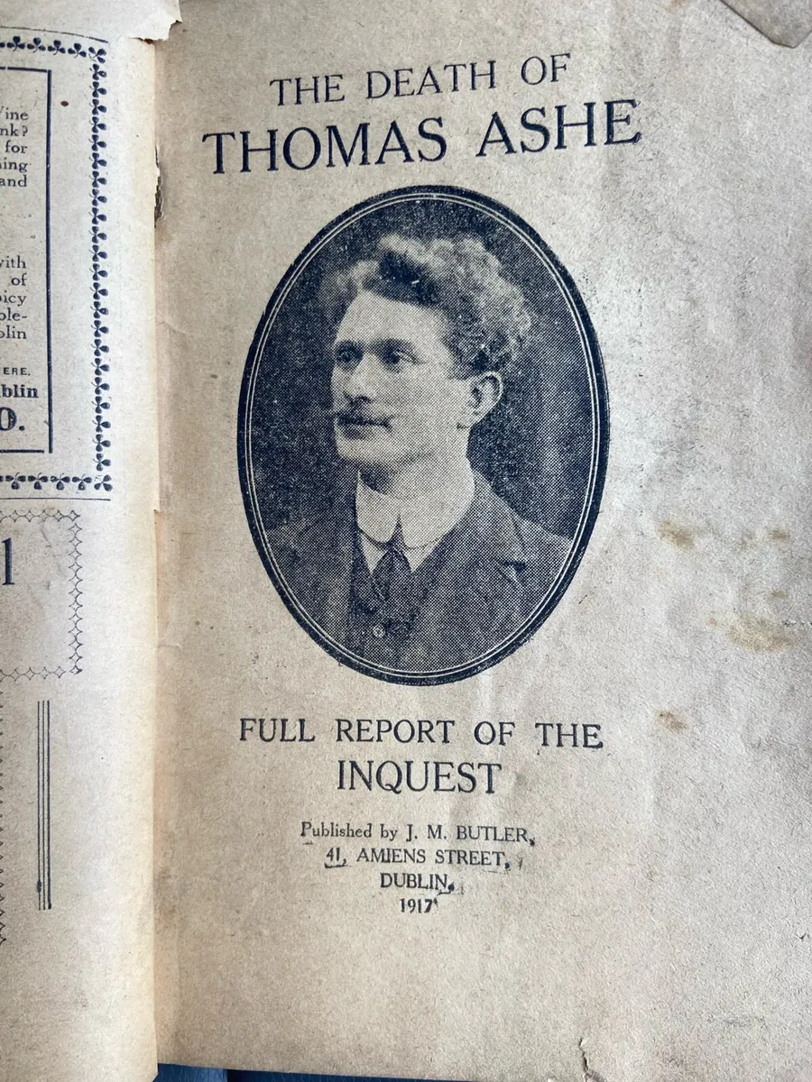 Rare 1917 The Death Of Thomas Ash Inquest - Image 4