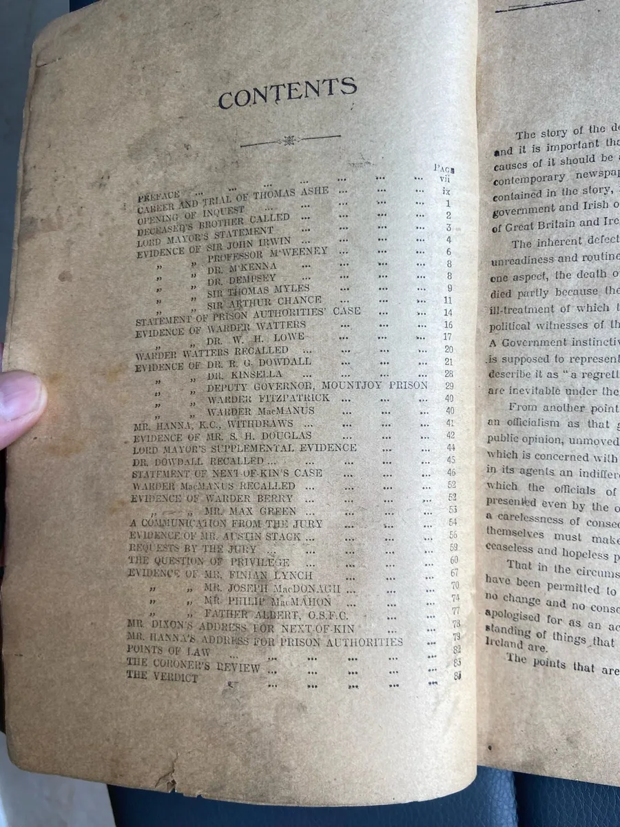 Rare 1917 The Death Of Thomas Ash Inquest - Image 3