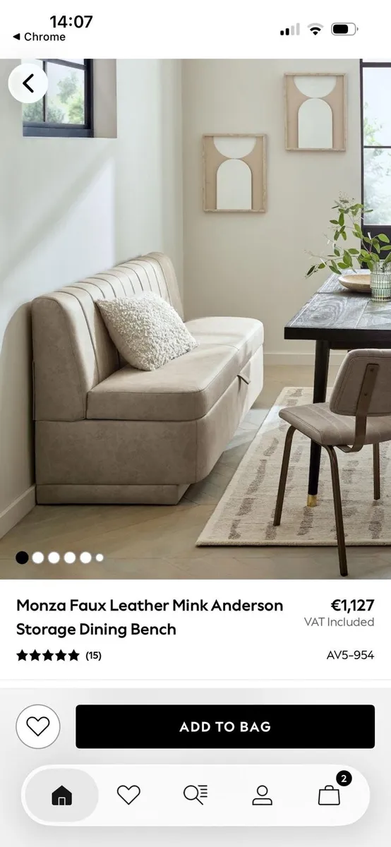 Bench for sale brand new in box - Image 3