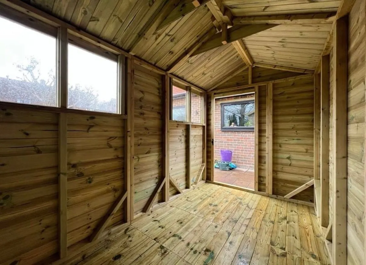 🌟 12x10 Premium Coola Timber Apex Garden Sheds - Image 2