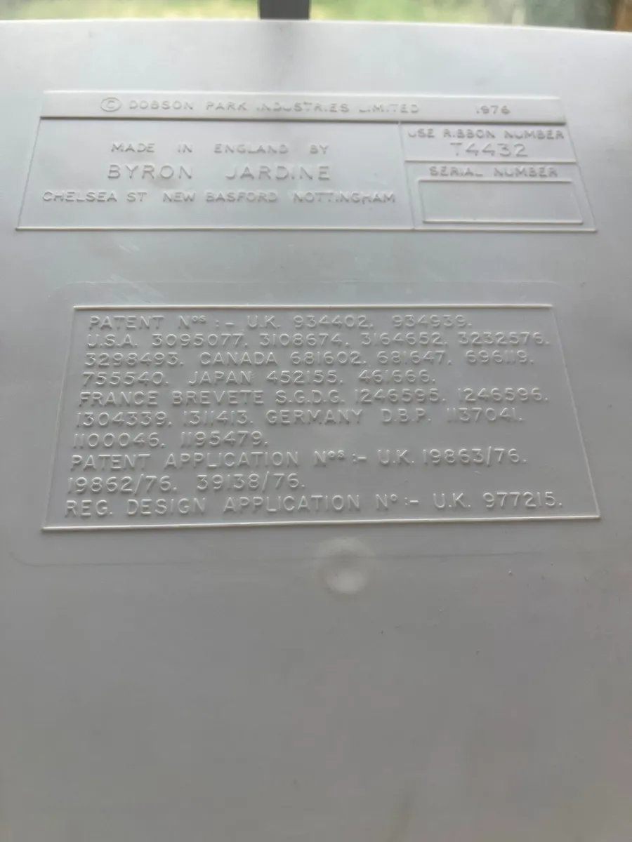 Children’s vintage toy type writer 1984 - Image 3