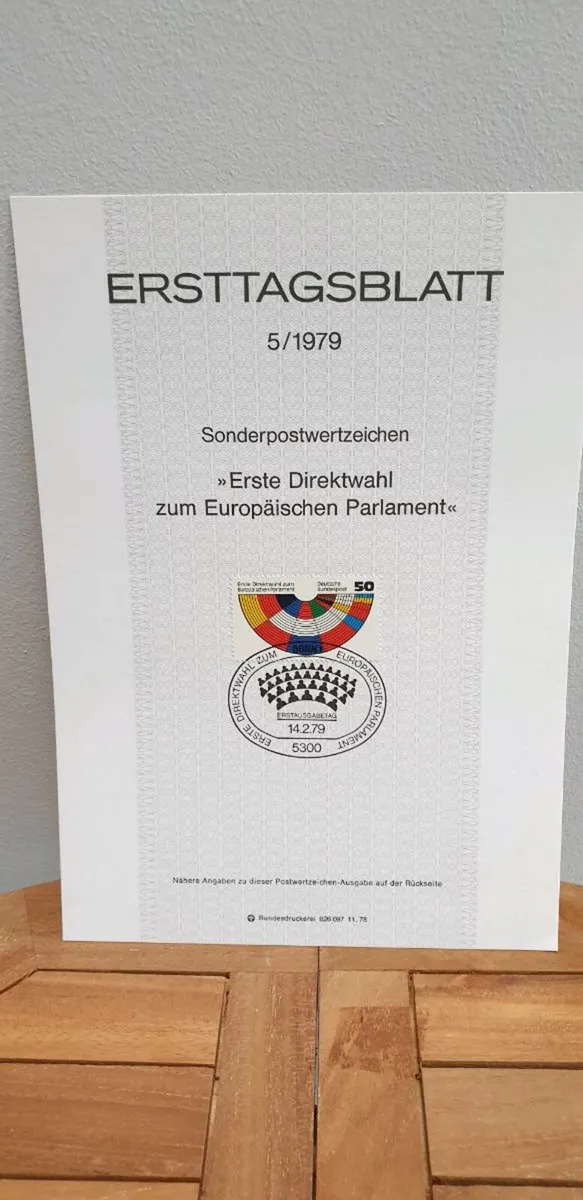 German Ersttagblatt 1979 - Image 4