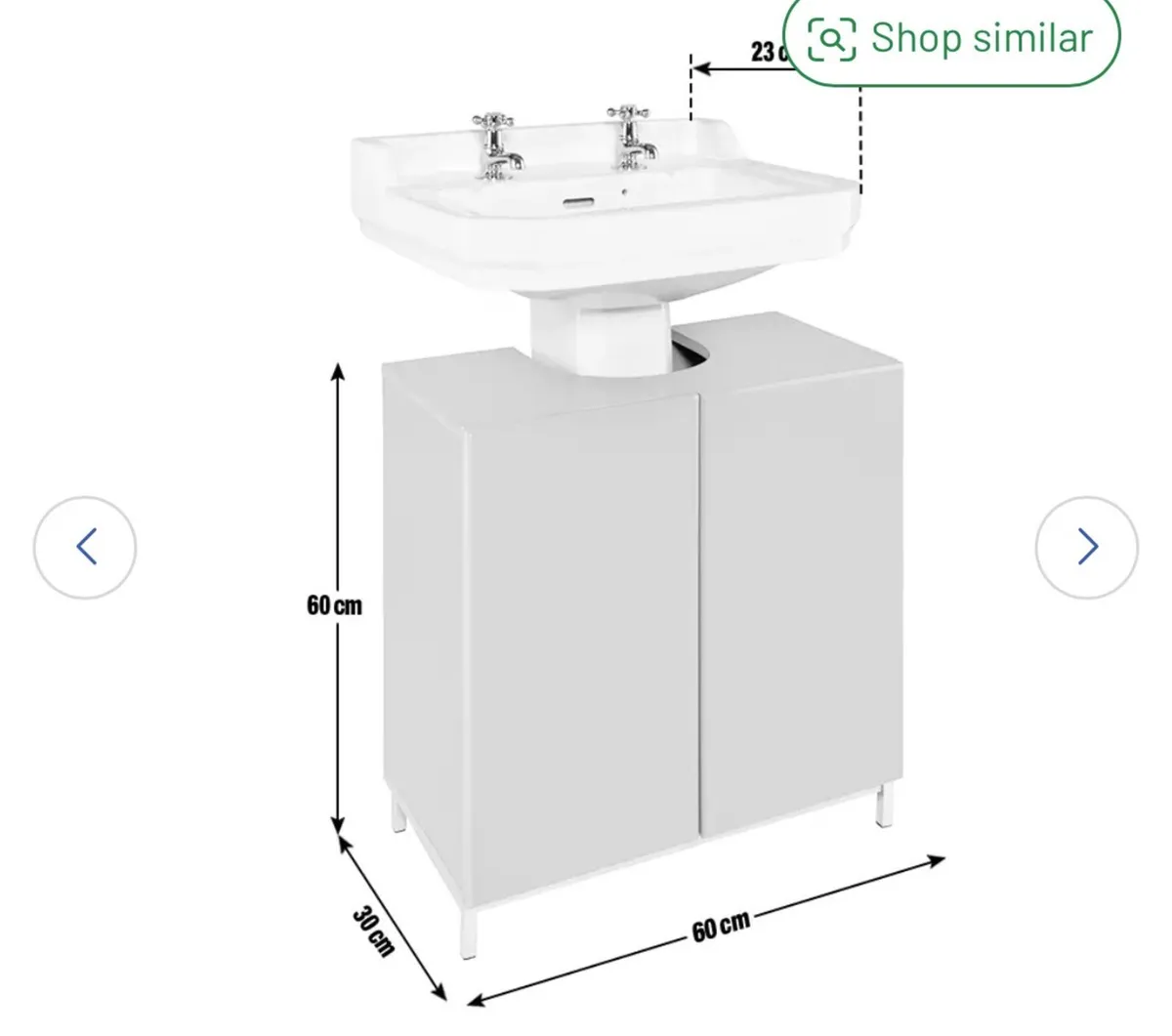Bathroom Sink Cabinet Unit - Image 4