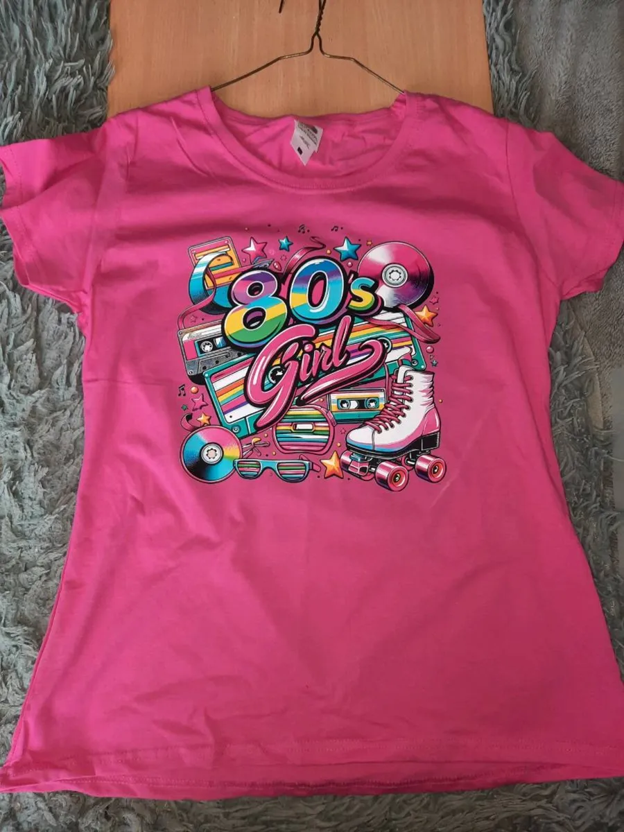 Disco 80s girl tee shirt - Image 2
