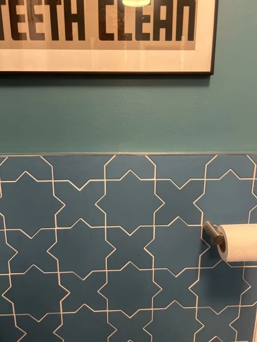 Porto cross azure tile - Image 3