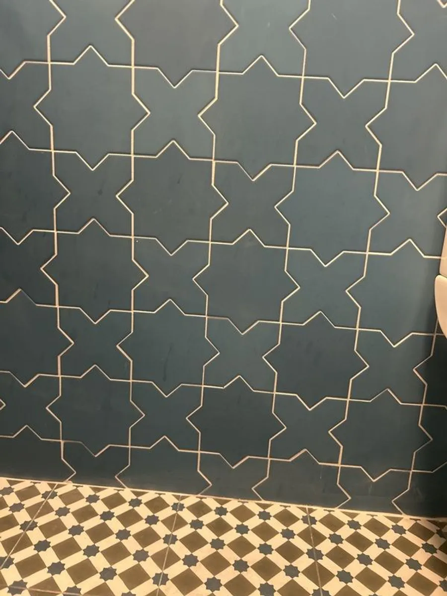 Porto cross azure tile - Image 4