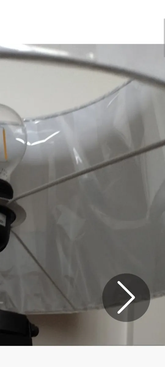 New large white lamp or ceiling shade - Image 3