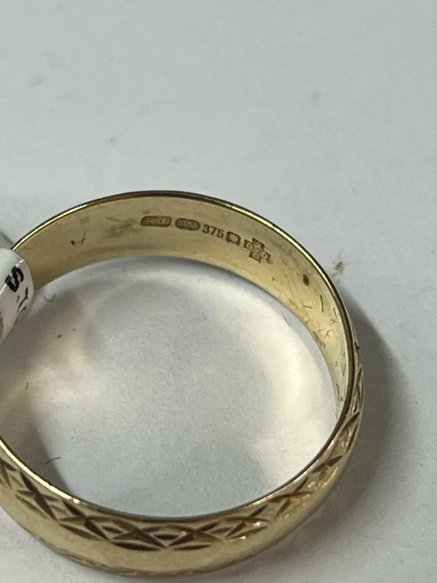 9k gold band - Image 3