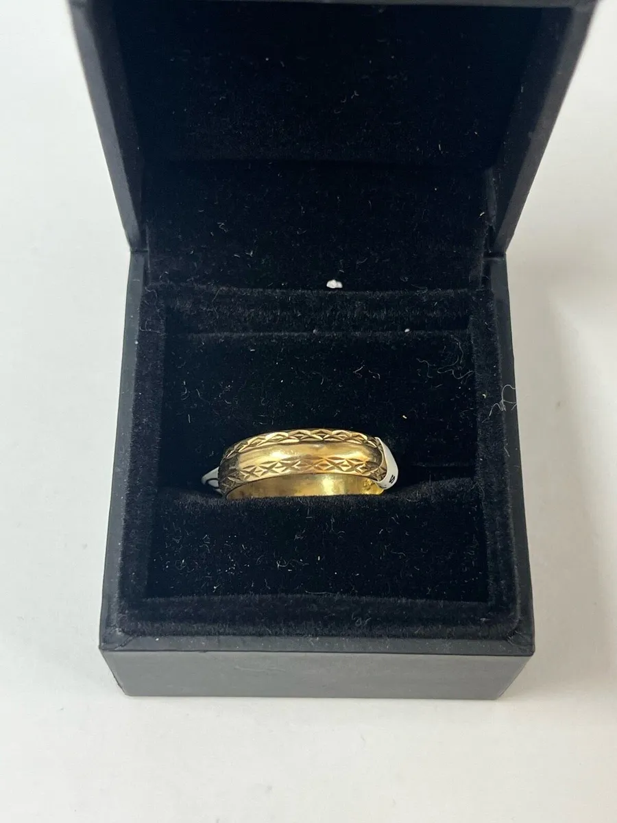 9k gold band - Image 1