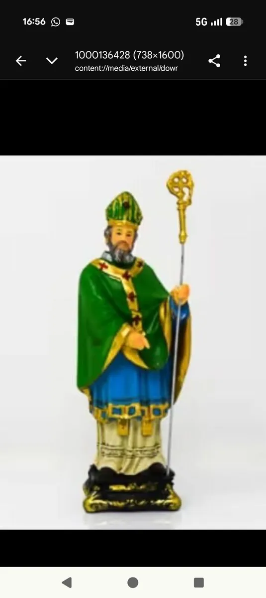 St Patrick statue