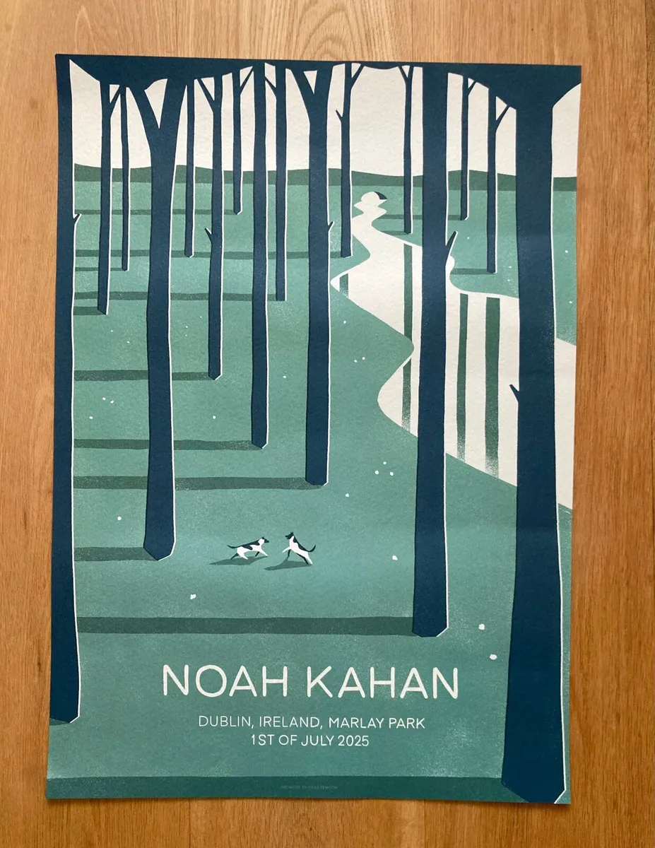 Noah Kahan Marlay Park Tour Poster