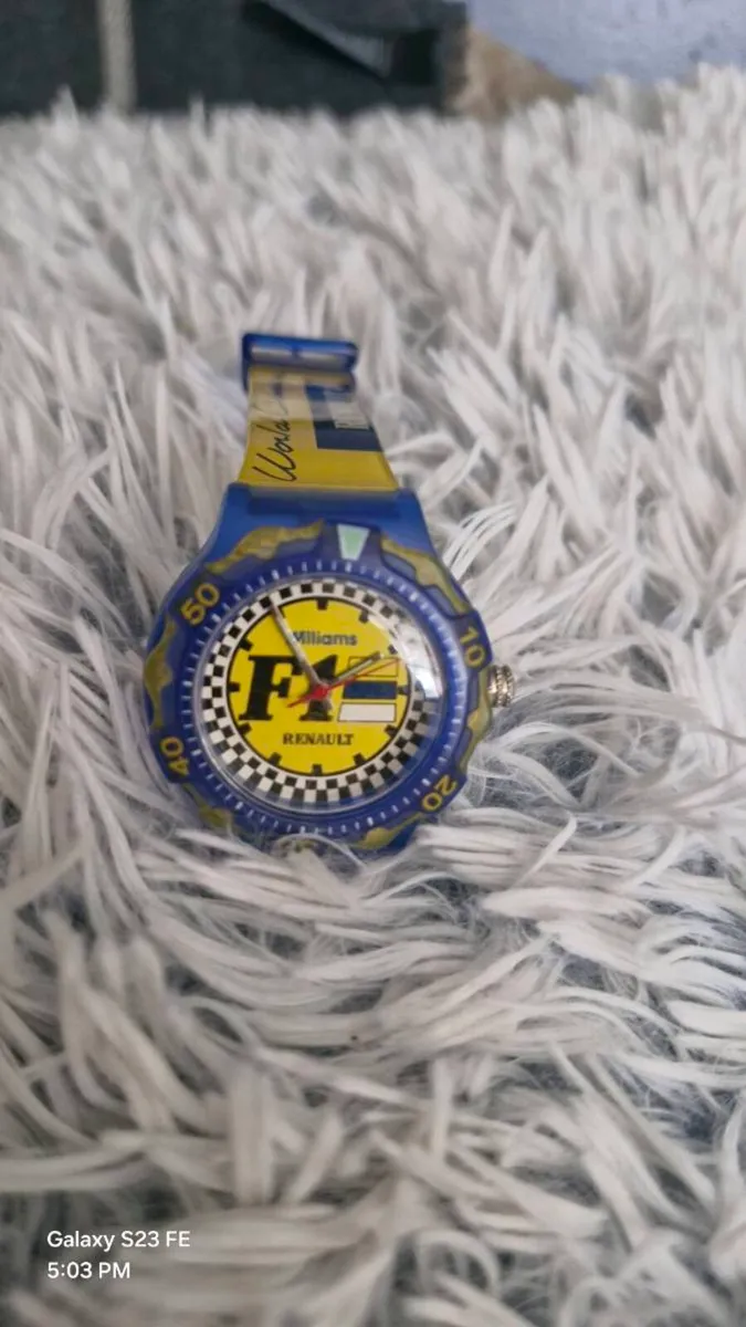 WILLIAMS RENAULT F1 Montre World Champion Vintage - Image 1