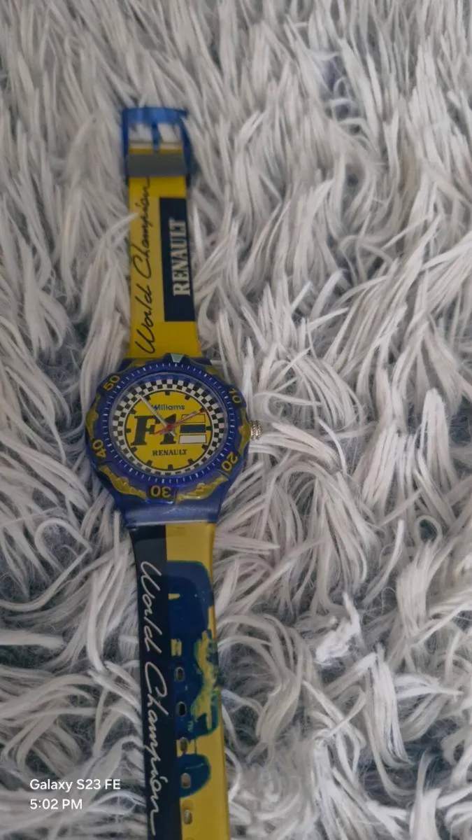 WILLIAMS RENAULT F1 Montre World Champion Vintage - Image 2