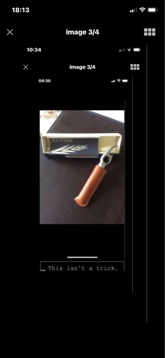 Corkscrew & Bottle Opener in Leather case - Image 3