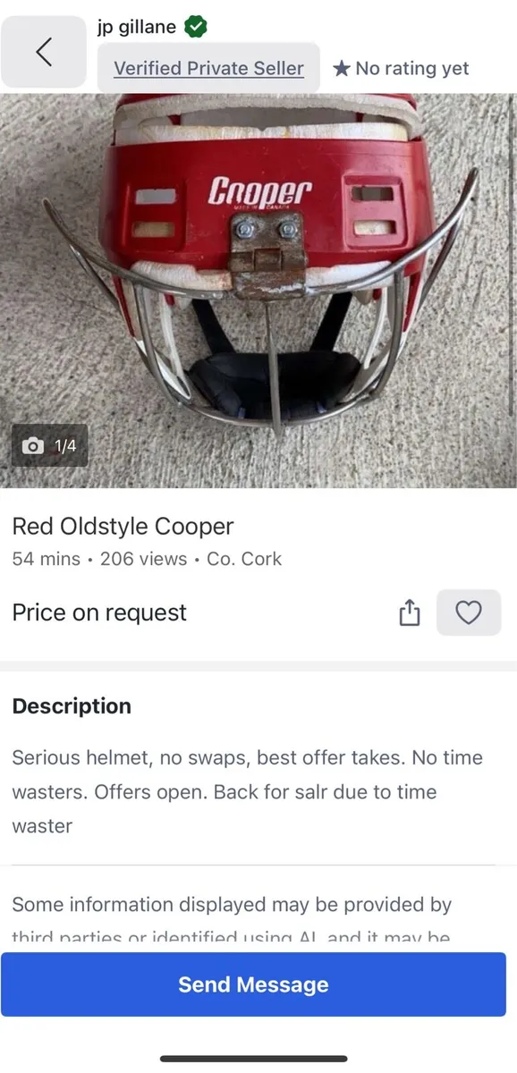 Scam Cooper Helmet - Image 1