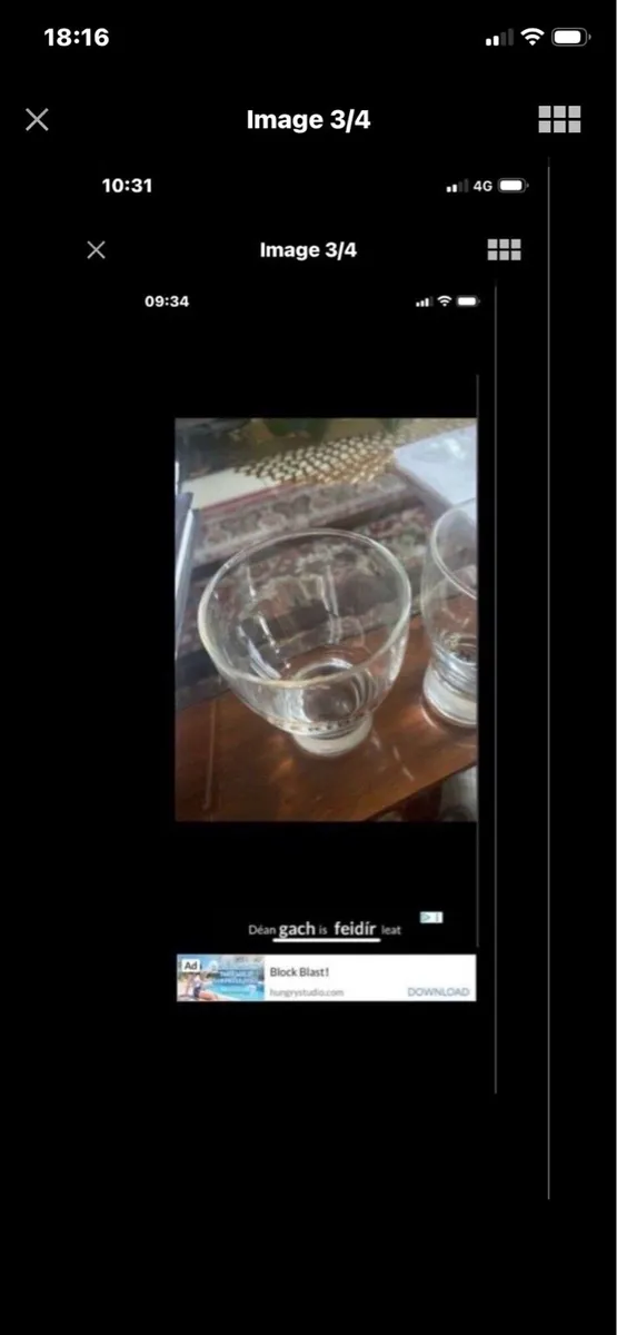 Sheridan liquor Glasses - Image 3