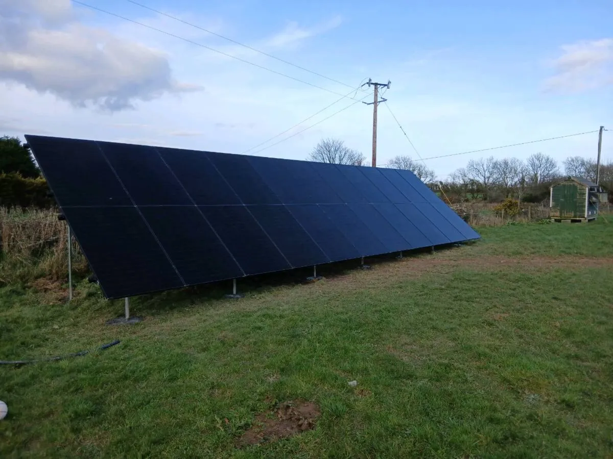 Diy Ground mounting kit 18 panels 5kw inverter - Image 2