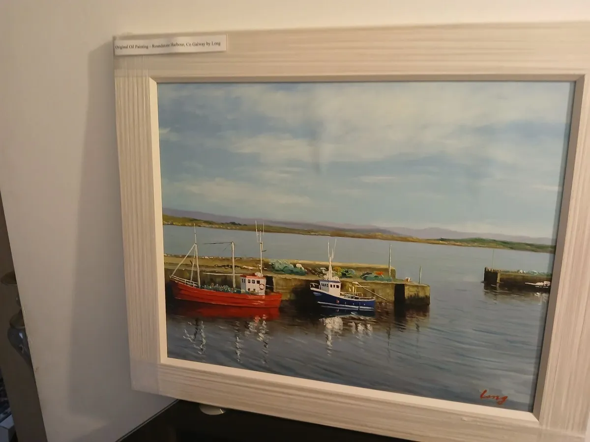 Original oil painting framed connamara cogalway - Image 2
