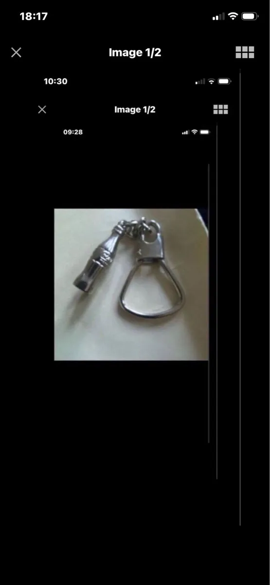 Rare Coca Cola Key Ring - Image 1