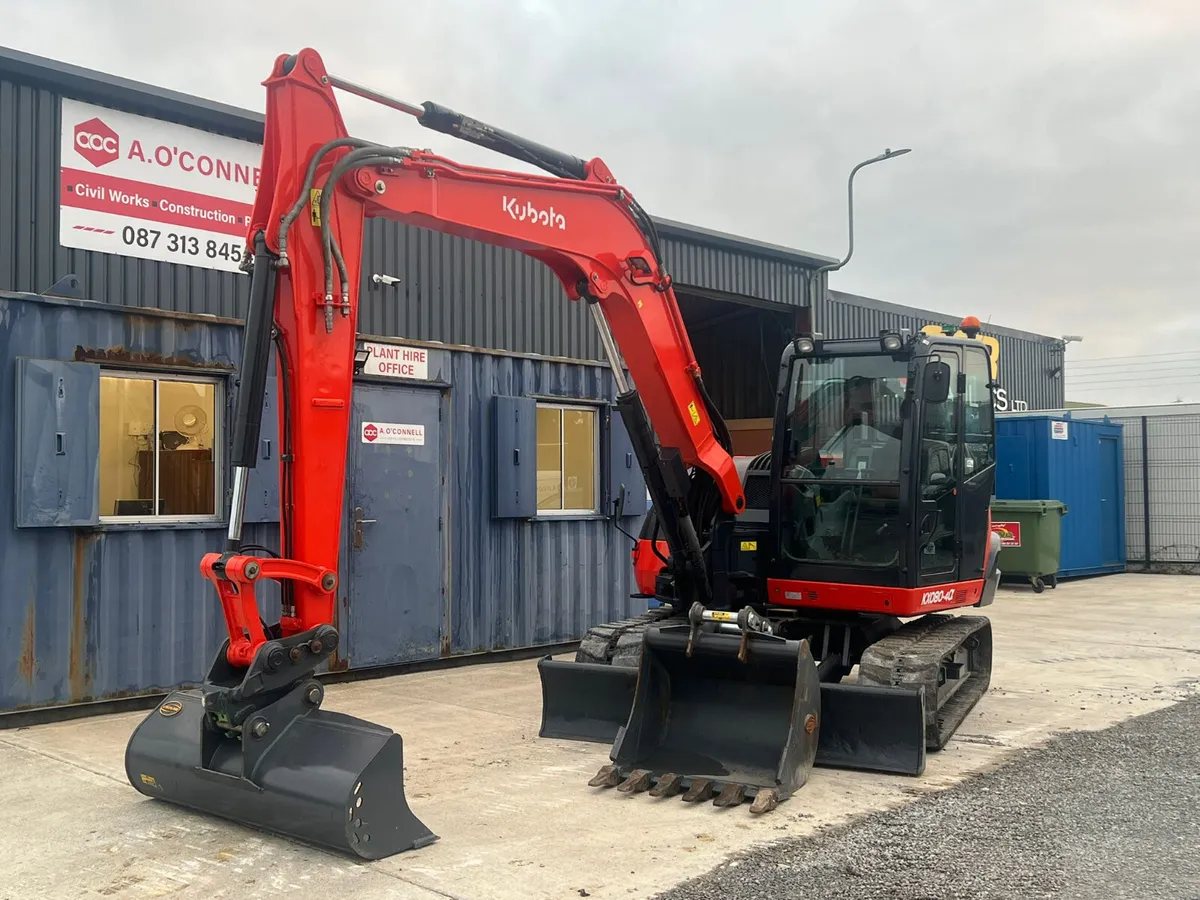 2017 Kubota KX080-4 #1083 - Image 2