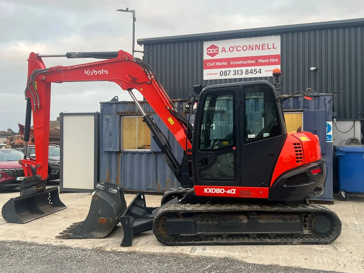 2017 Kubota KX080-4 #1083 - Image 1
