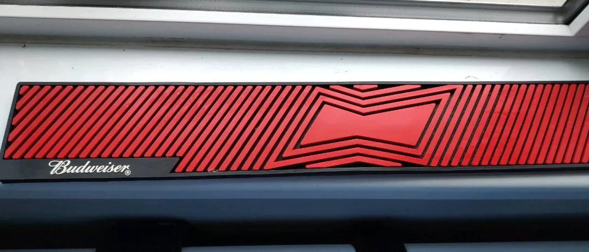 Budweiser drip mat runner new - Image 1