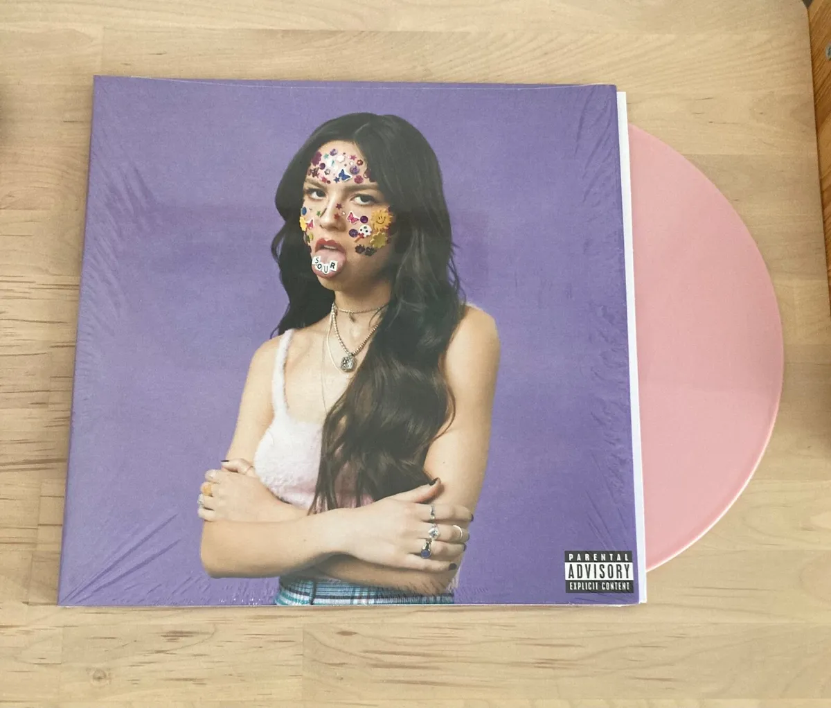 Olivia Rodrigo Sour Ltd Ed Baby Pink Vinyl - Image 1