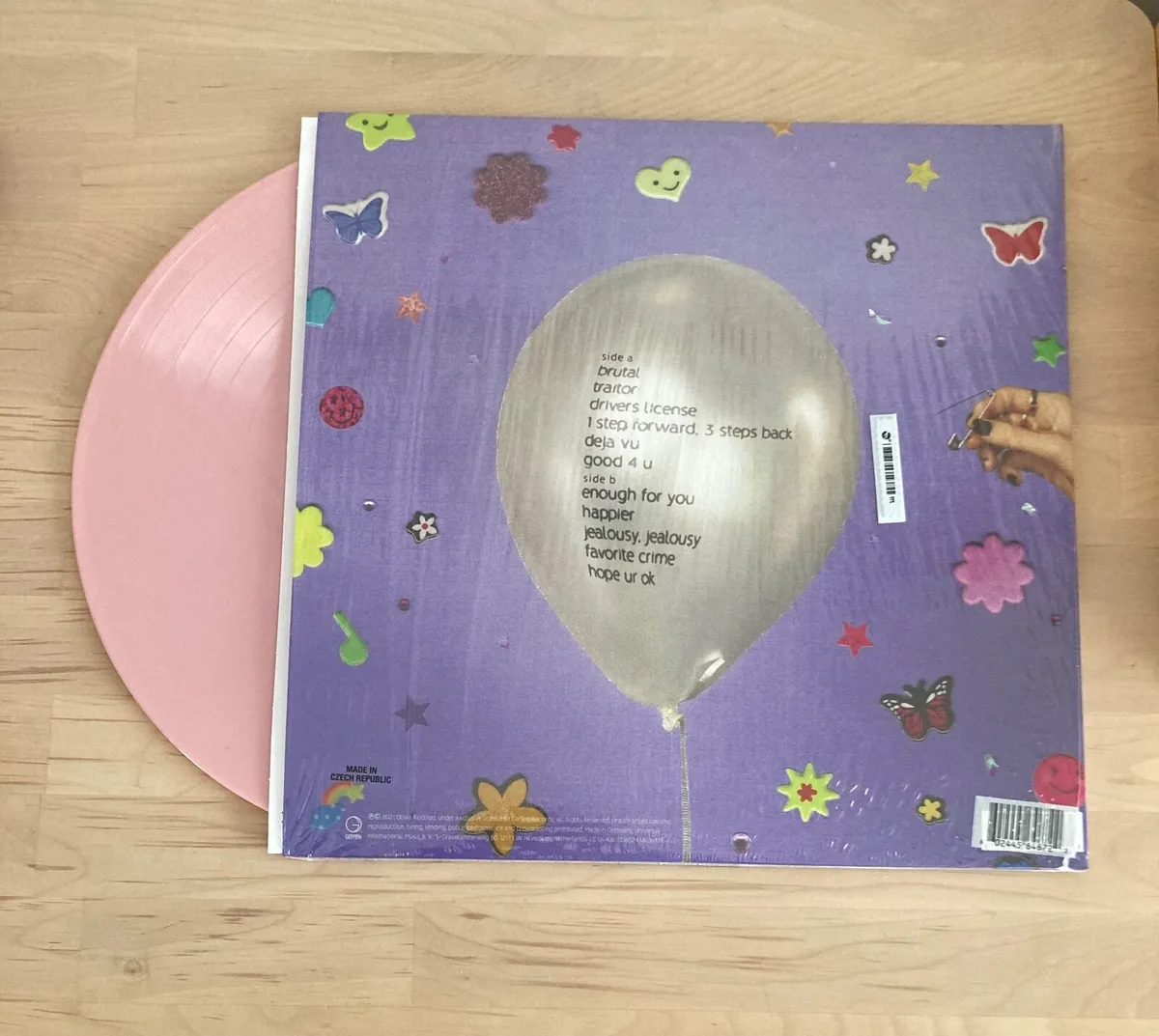 Olivia Rodrigo Sour Ltd Ed Baby Pink Vinyl - Image 2