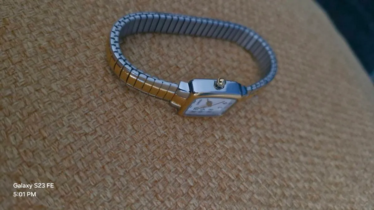 lorus quartz ladies two tone white dial expander b - Image 2