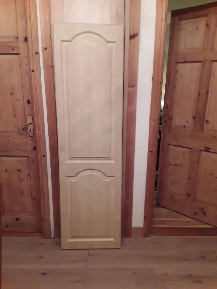 Beach coloured long cloakroom door - Image 1