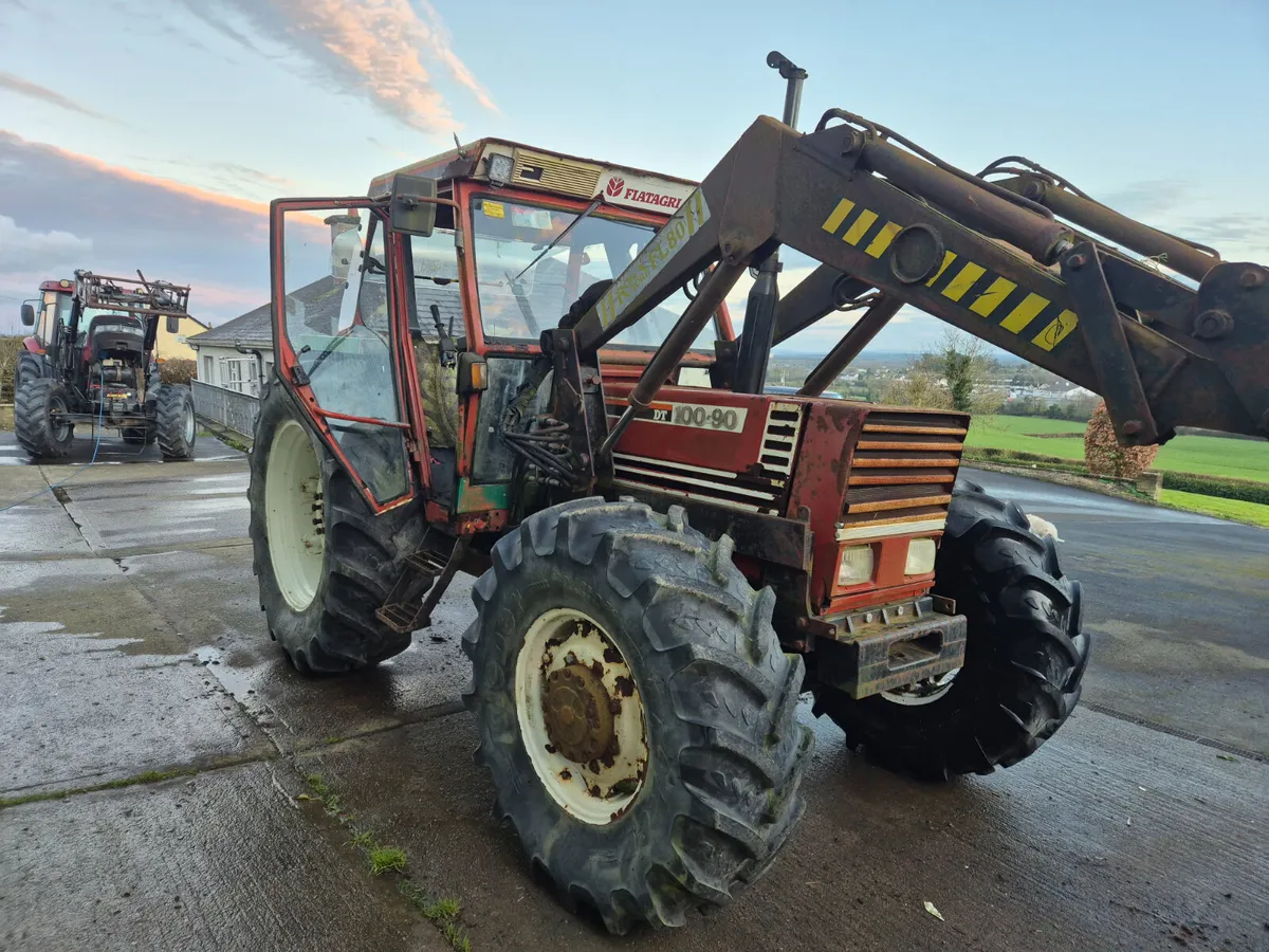 FIAT 100-90 & FRONT LOADER. - Image 1