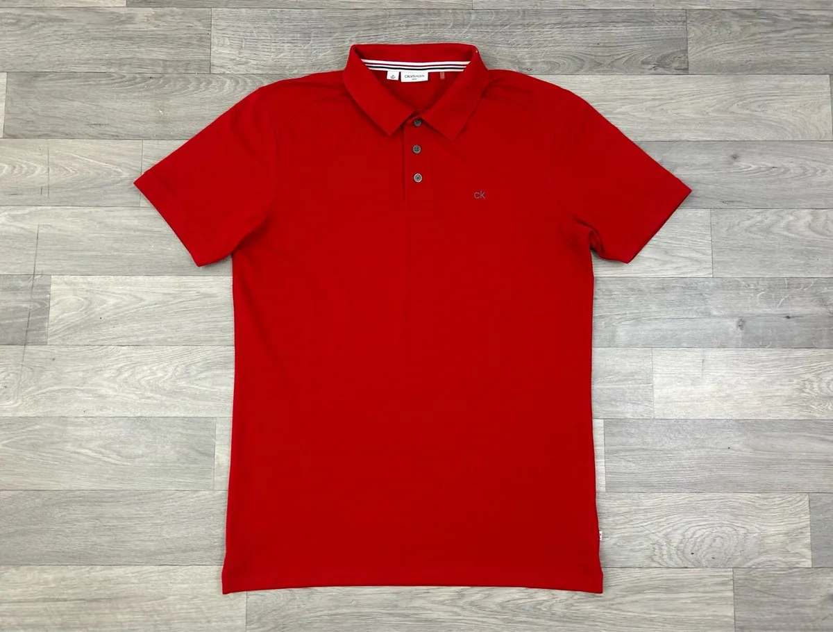 CK Calvin Klein Golf Polo Shirt Mens Medium - Image 1